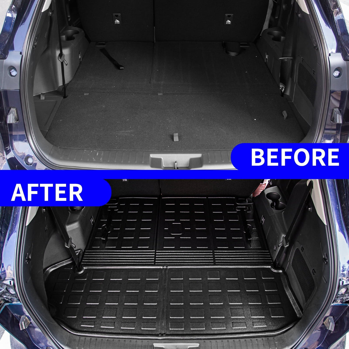 Mat Floor Seats Cargo Highlander Trunk Highlander Toyota 7 2020-2024 Accessories Fit 2023 Mats r