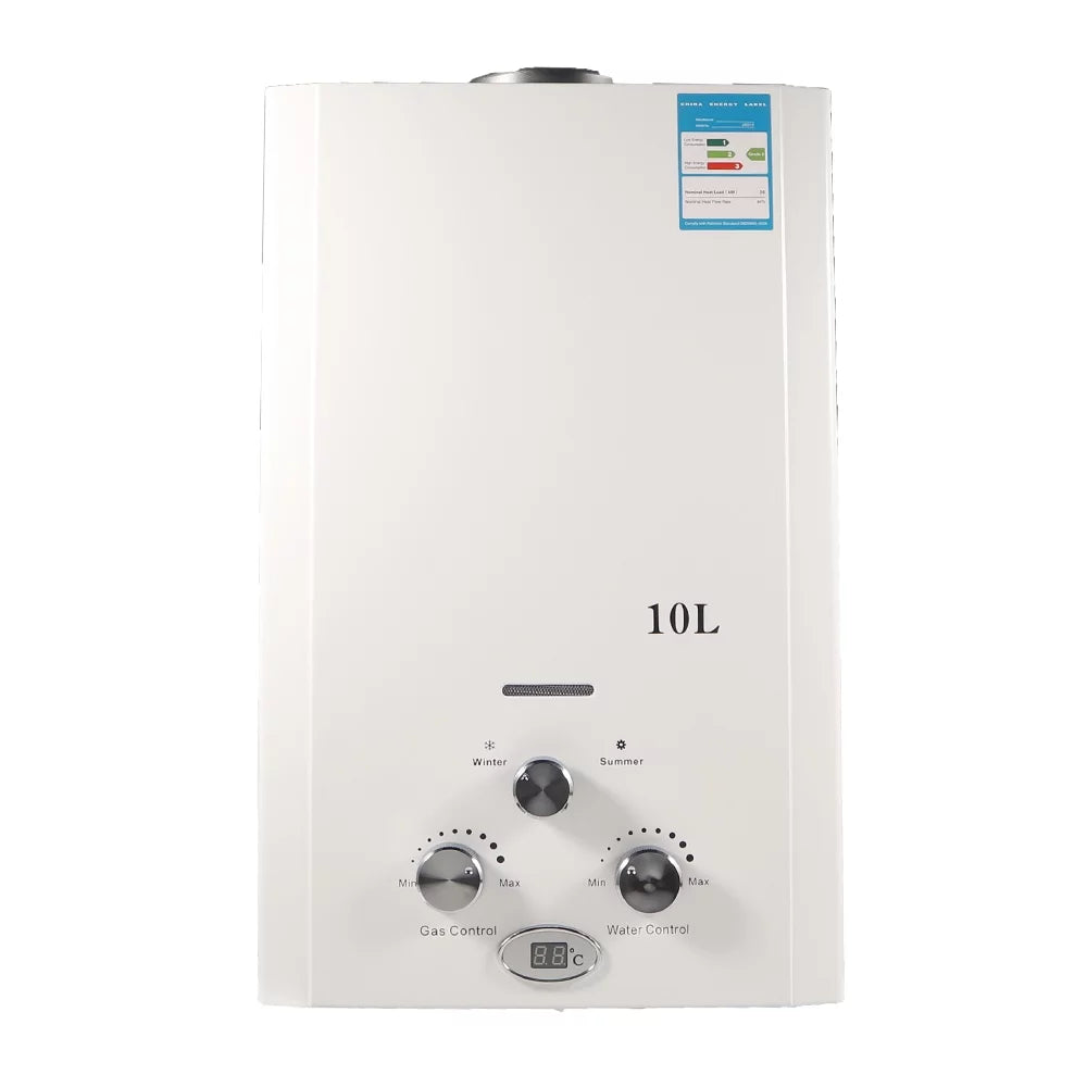 w/Shower 10L G PEH Head Hot Gas Heater · Natural Kitchen Boiler Instant Liquid Tankless