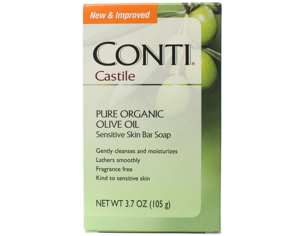 Castile Conti Each Oil 3 - 3.7oz Olive Pack Soap