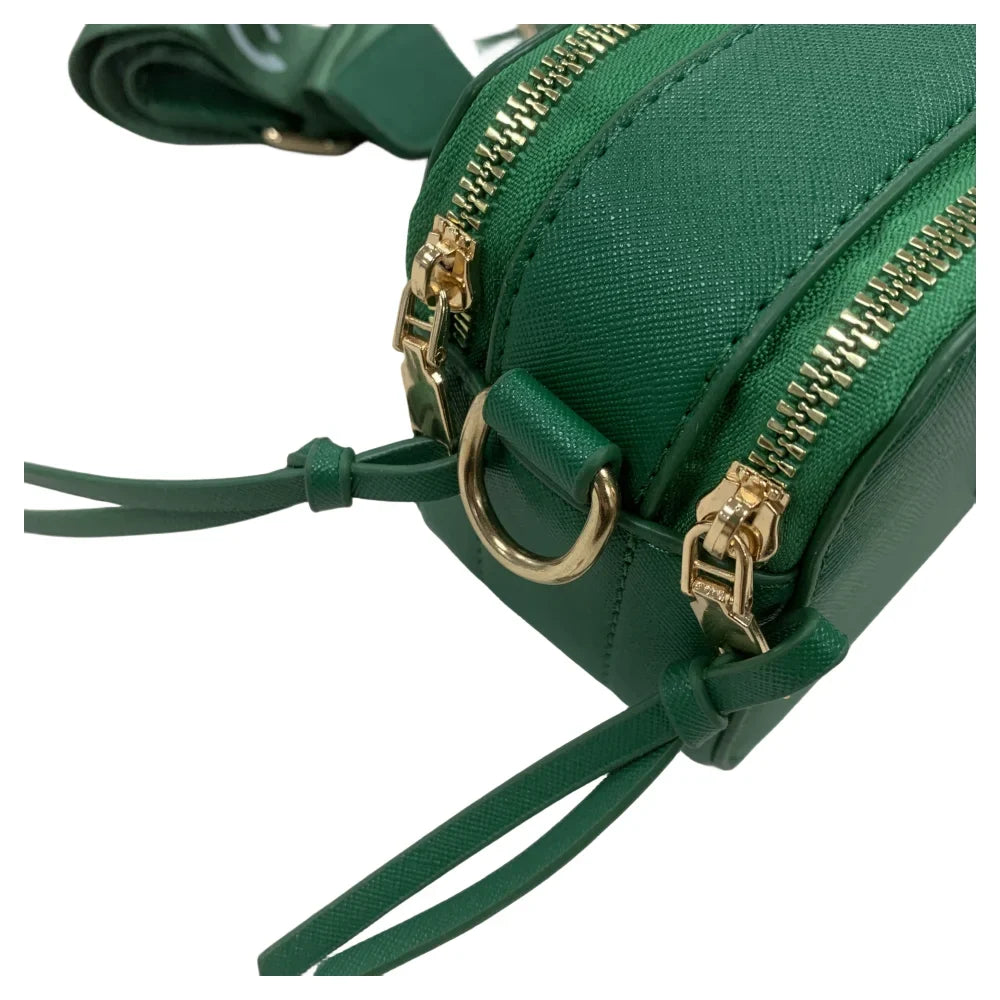 Chain body Bag Cross Snapshot with Women's Purple Leather Strap Logo