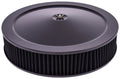 in. H x in. D JEGS 500064 Filter Assembly Powder Coated Air 14 Cleaner Black F 3