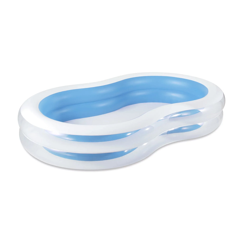 Sidewalls, Family Inflatable 8-shaped, Play Pool, Unisex Day Transparent Lagoon 3+, Ages
