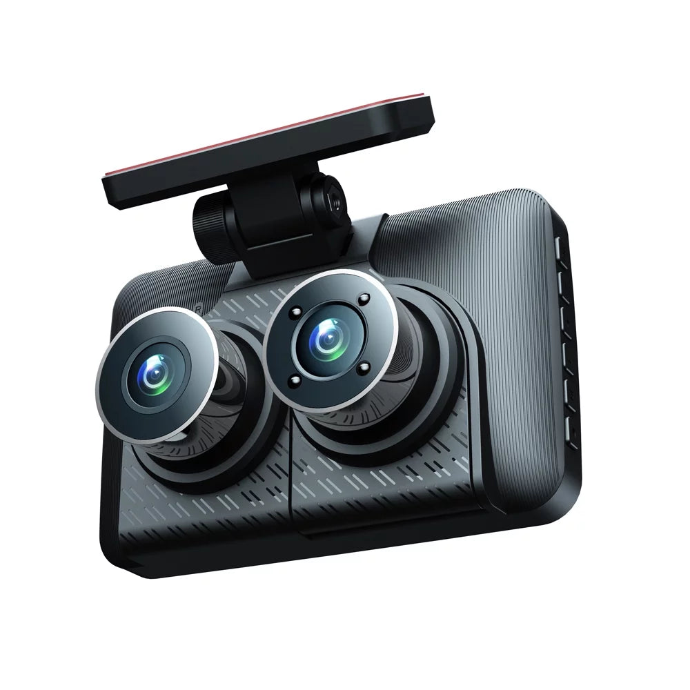 Camcorder, Car Triple Clear Rearview Mirror 4in Dash Recording Channel Andoer Cam, Car Video