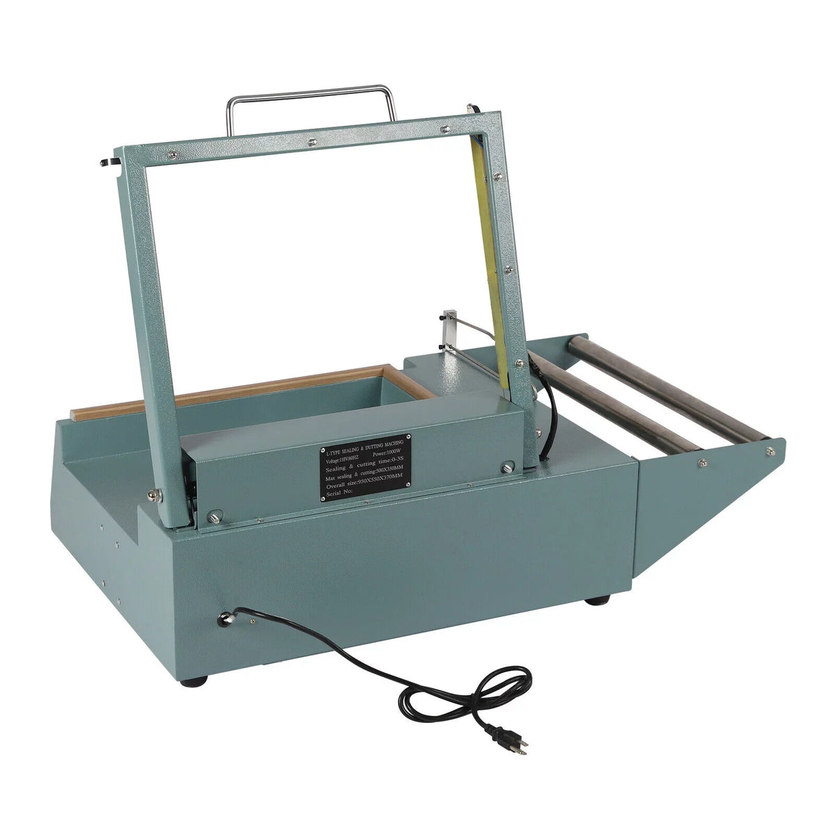 Sealing Machine DENEST Sealer Wrap Machine L-bar Cutter Retail Shrink Packing 1000W