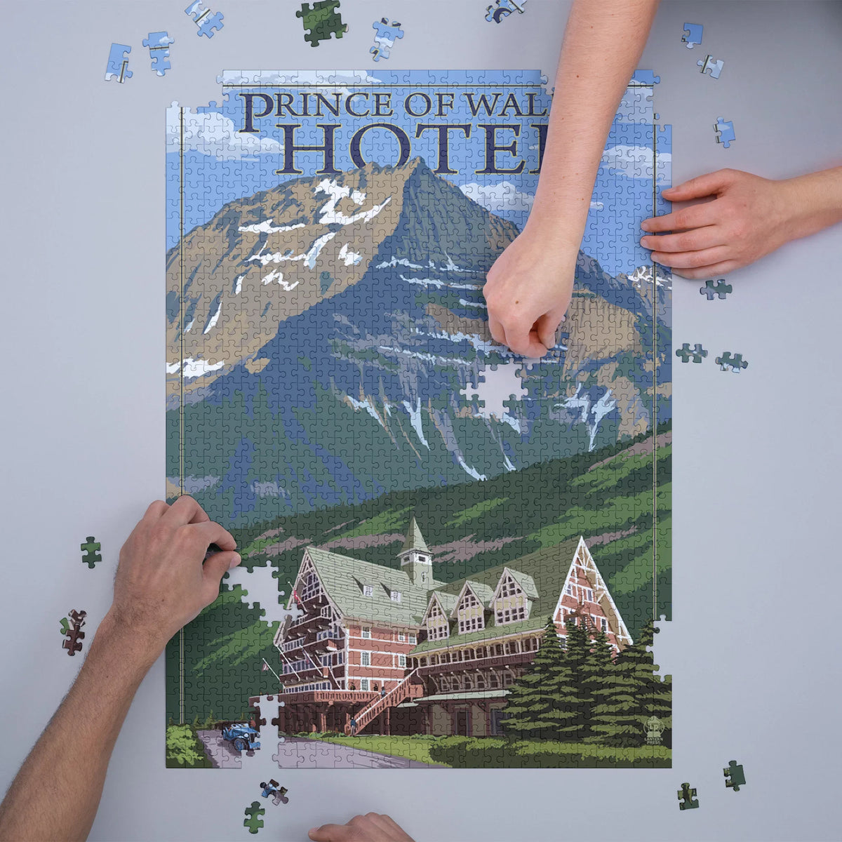 Prince Family, (1000 National of and 19x27, Challenging Jigsaw Liquidton Canada, Adults Park, Made Piece in Hotel Puzzle, for Puzzle USA) Wales Size
