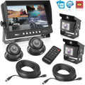 Monitor, PLCMTRDVR47 Car Mount Rearview Camera Night - System Rear w/ Dual Truck Up Vision, View Kit Tilt-Adjustable, Recorder, 9 Parking Vehicle Universal Video DVR Reverse Pyle - Backup Back LCD