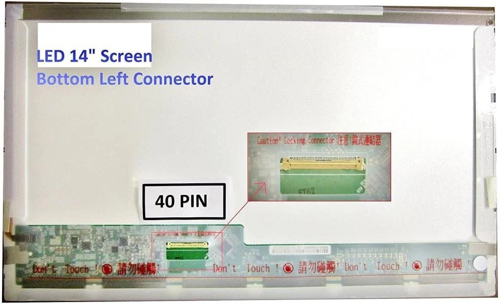 DIODE A LCD TOSHIBA LAPTOP REPLACEMENT SCREEN ONLY. M645-S4070 LCD HD 14.0" SATELLITE NOT (SUBSTITUTE WXGA SCREEN