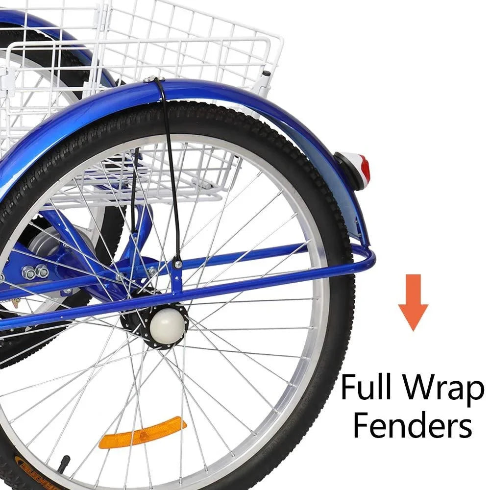 Bike, Men's Adult Wheel Blue Women's Tricycle SalonMore 26-Inch