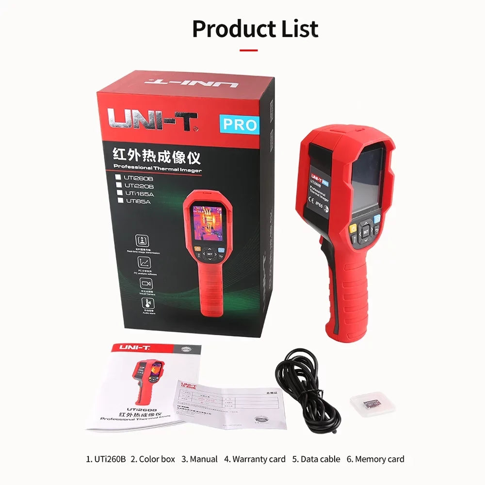 Camera Handheld Thermometer UNI-T Daakro Imager IR Thermal UTi260B Imaging Infrared