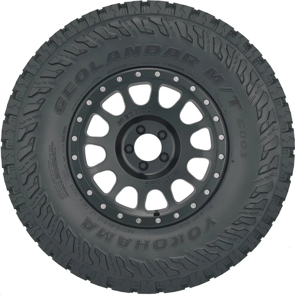 35X12.50R20/10 Mud Tire Yokohama 121Q BW Geolandar M/T Terrain