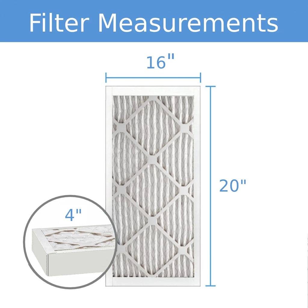 Air Pack) 8, Extended Hi-E MERV Pleated Mechanical (3 Filter, Purolator 16x20x4, Surface 40