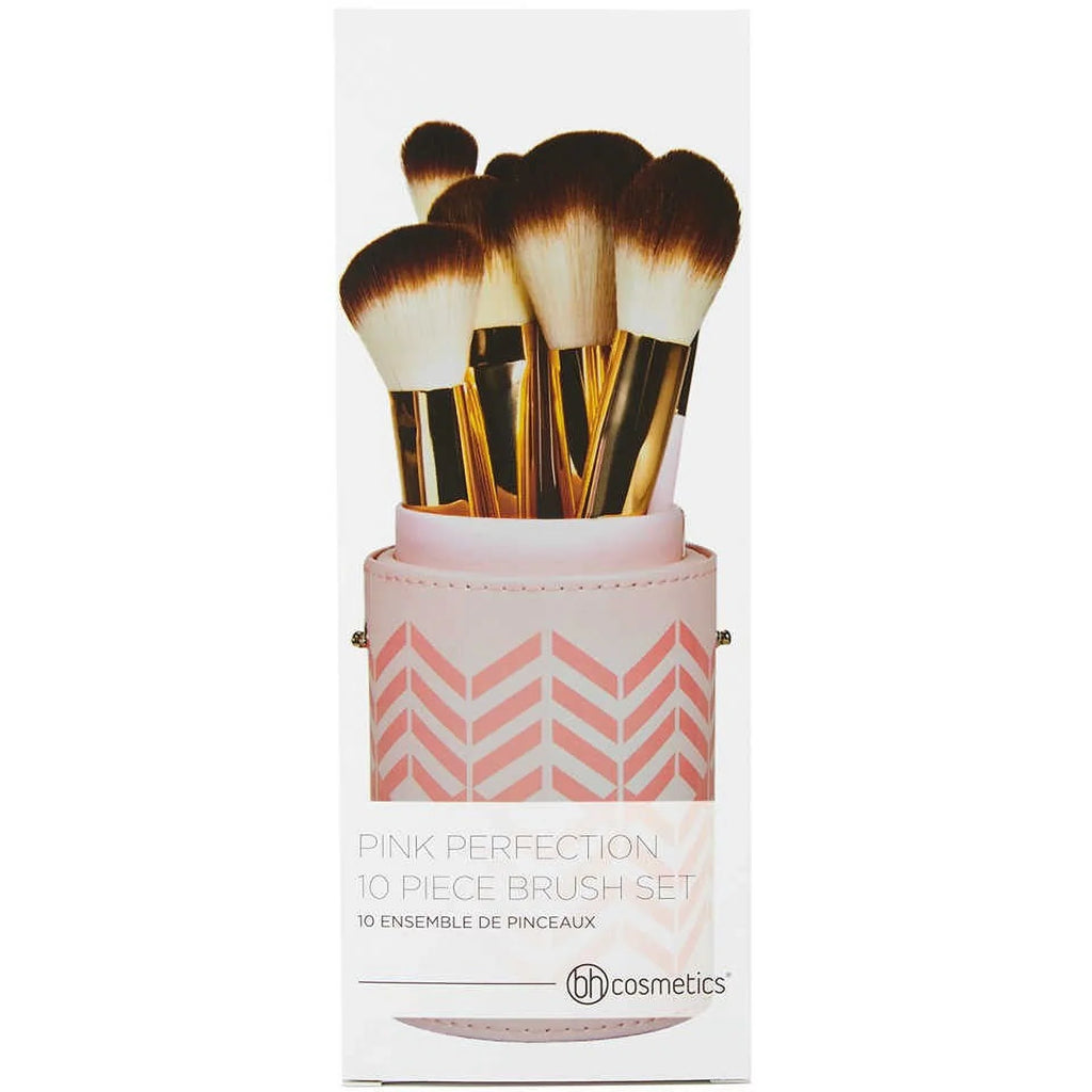 Pink Piece Perfection 10 Brush BH Set Cosmetics