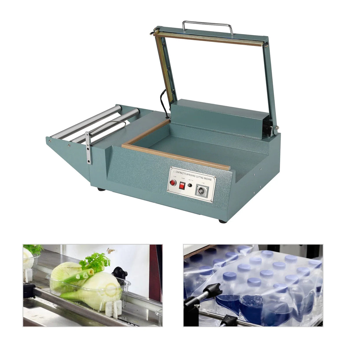 Sealing Machine DENEST Sealer Wrap Machine L-bar Cutter Retail Shrink Packing 1000W