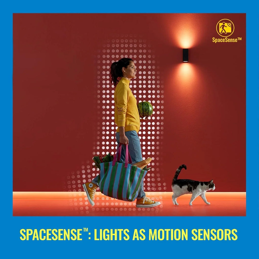 Connects LED 60W Indoor Color - or + - - Existing A19 Your Pack with Control Matter 6 Activate to E26- Smart App Motion Compatible Voice Bulb - - with WiZ of Wi-Fi