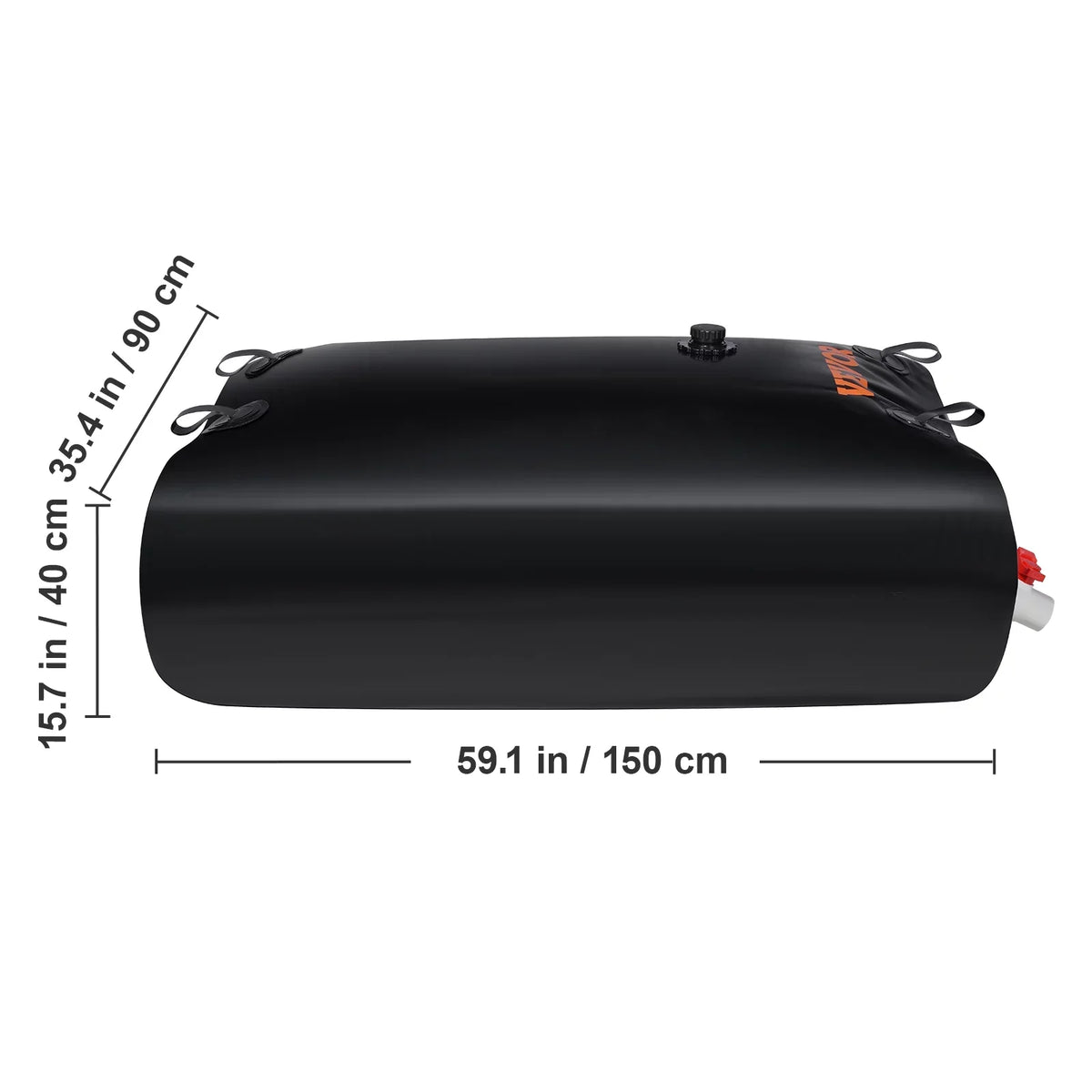 Liquid Containers,1000D Storage Spigots Capacity Overflow Including Storage Large Liquid Kit,Liquid BENTISM Tank Rainwater Liquid and Portable Gallon Bladder Bladder PVC Bag,143