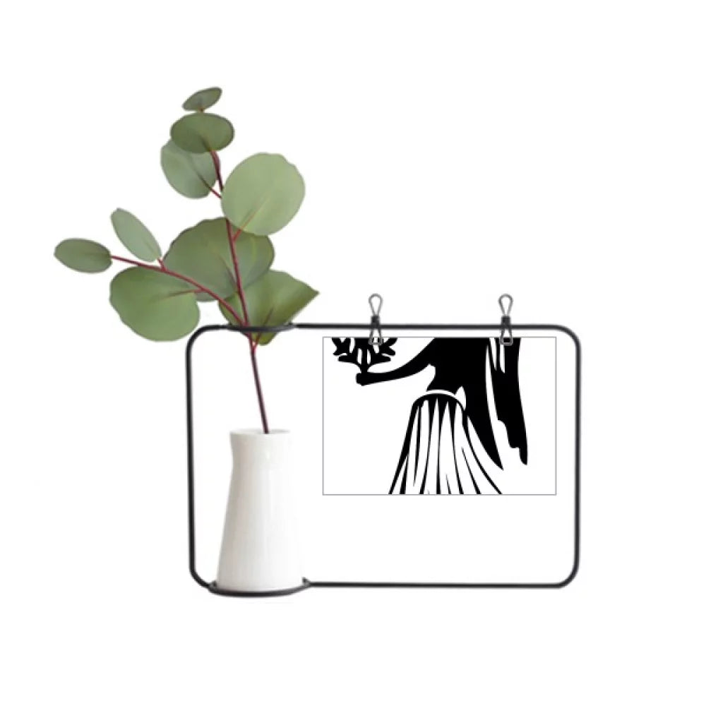 Constellation Picture Zodiac Vase Decor Virgo Sign Cerac Frame