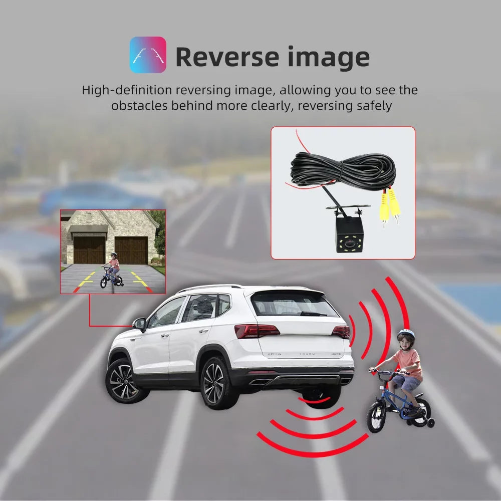 carplay/Auto 11 for Car with Camera Android Escape Ford Navi 2007-2012 Backup Stereo Radio GPS Carplay