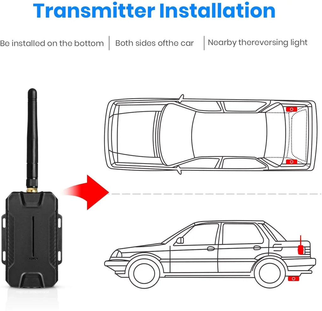 Vehicles View Auto-Vox Wireless Mirror Trucks, Night (T1400U) Super Backup for Camera Oem Reversing Backup Look Camera System Car Vision Rear for Camera