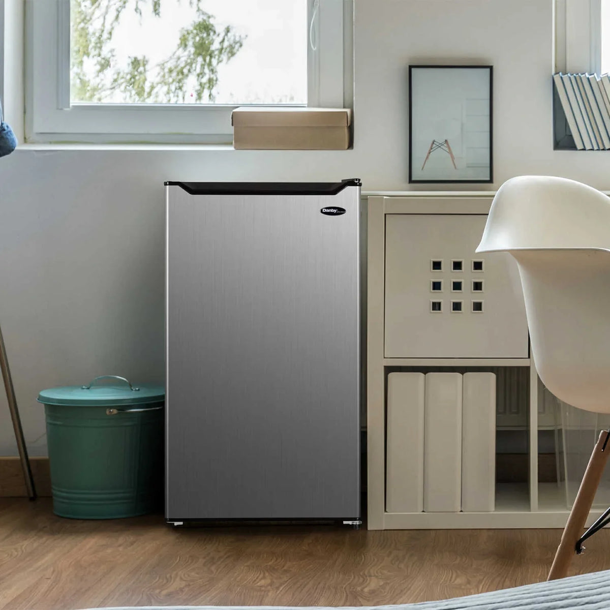 Stainless ft. cu. Compact 3.2 DAR032B2SLM - Danby Steel Refrigerator
