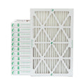 Glasfloss. x 2" by Actual Pleated Pack 13-1/2 Air 1-3/4 of Inch 10 14x25x2 x Filters 24-1/2 12 MERV Size: