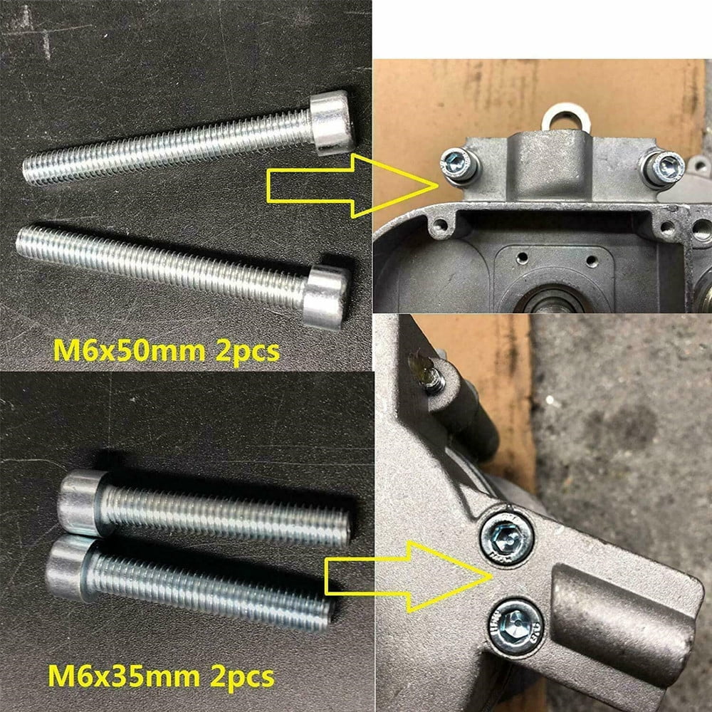 Engine Stroke 2 Screws, Studs, for Bike Gas Kit DONSP1986 Motor yd100/66cc/80cc Bolts, Washers Set