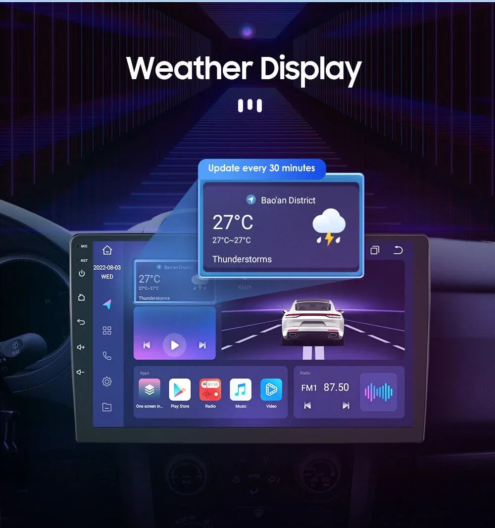 STEREO 12 CIVIC CAR 2016-2020 FOR 9" 4G HONDA CARPLAY APPLE ANDROID RADIO GPS