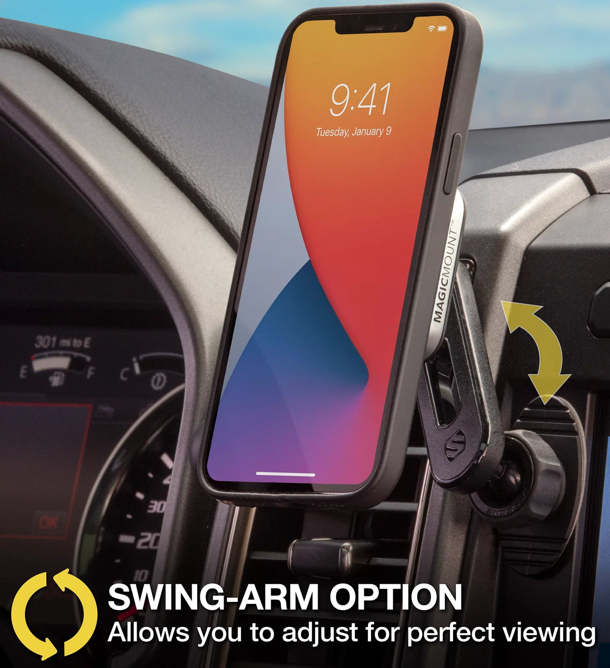 Kit 4-in-1 Mount 2 Car MagicMount MP2ODVM-SP1 Pro Magnetic Phone Scosche Dash/Vent