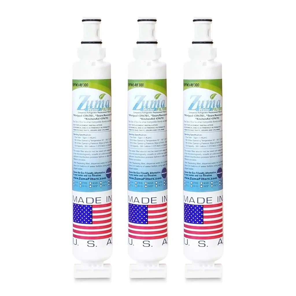 U.S.A. Filter in Brand , Model with , 3 OPFW3-RF300 Liquid Compatible - WF293 ZUMA - Ice , # Pack and Whirlpool® Made