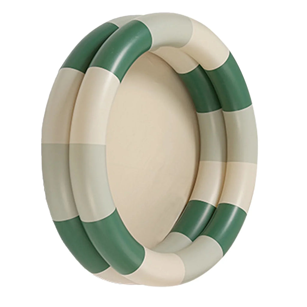 Blow Buumin Design Inflatable  Pool Up Liquid Retro Thickened Cute Baby Pool Swimming Family Green Pool