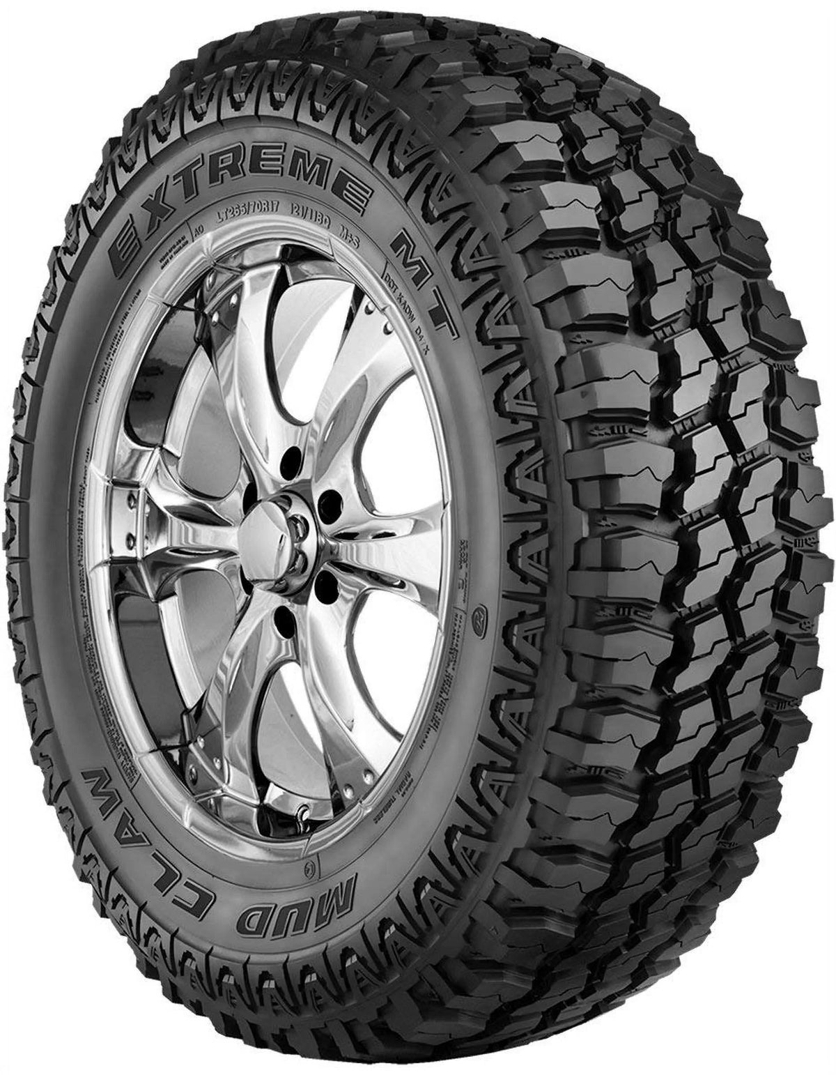 All 4 Mud Mud M/T 285/70/17 Claw Off-Road / Terrain 2857017 Truck Extreme MCX84 285/70R17 / Tire 121/118Q LT