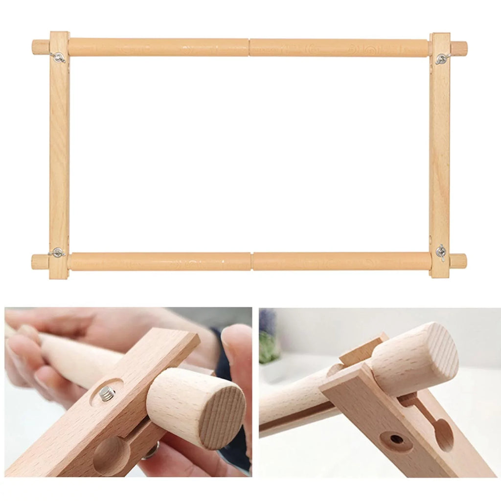 Holder Scroll Stitch 1X Quilting Frame Embroidery Tapestry Cross Hoop
