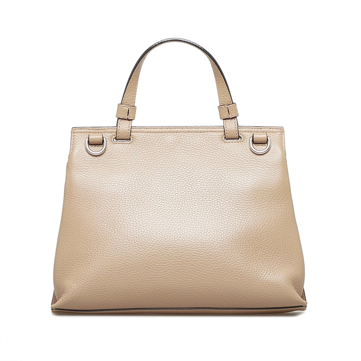 Pre-Owned Brown Leather Satchel Authenticated (Good) Gucci Daily Medium Calf Bamboo Unisex
