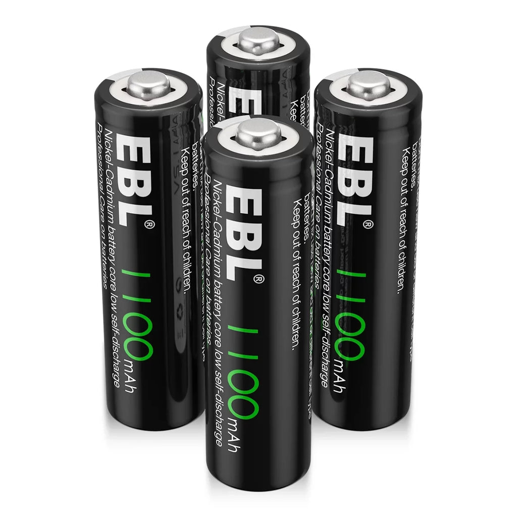 Batteries Rechargeable 1.2 Double AA EBL (20 a Batteries Volts Pack), Long-Lasting