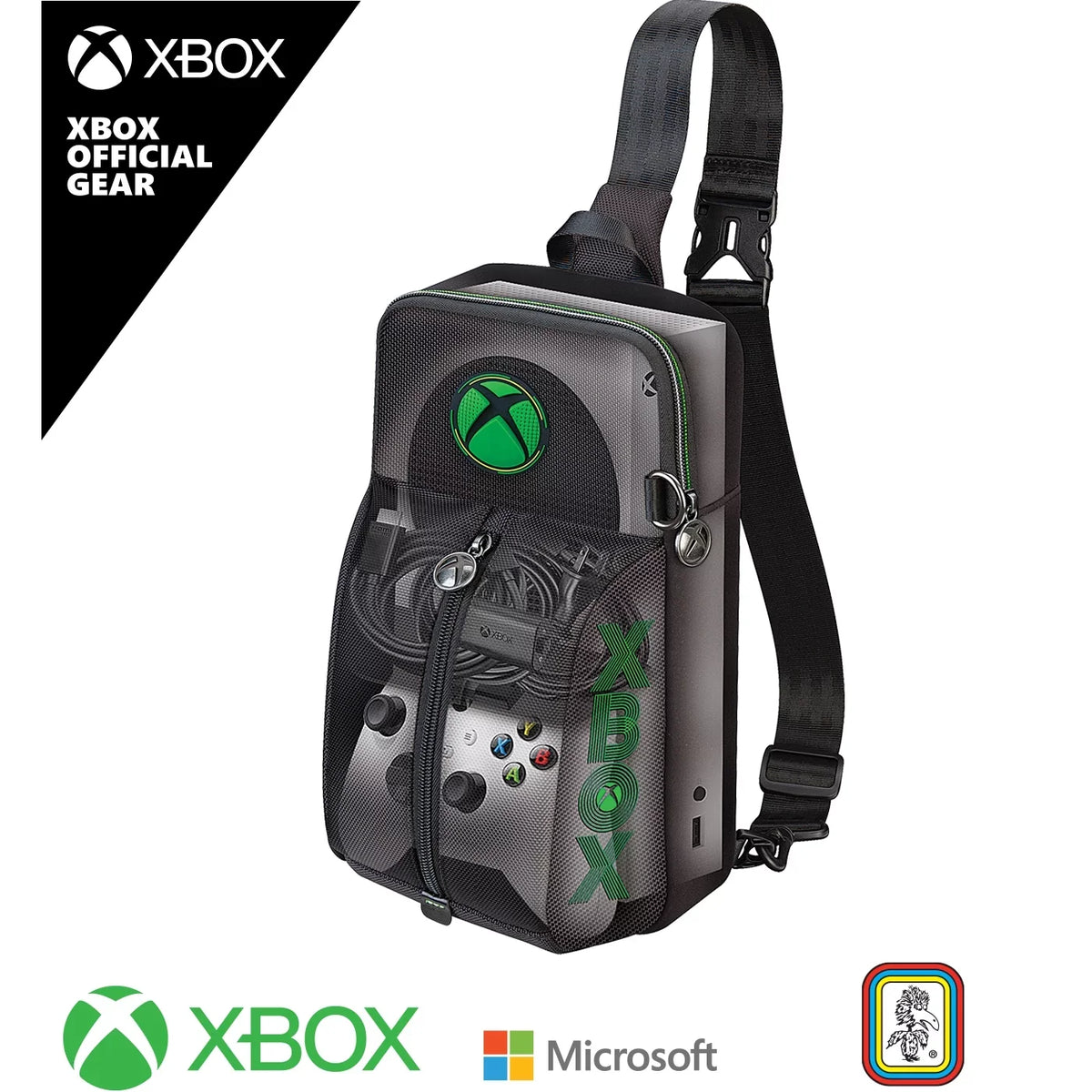 Traveler XBOX RDS Series Video Bag Case S Game Sling Black-Green, Carrying