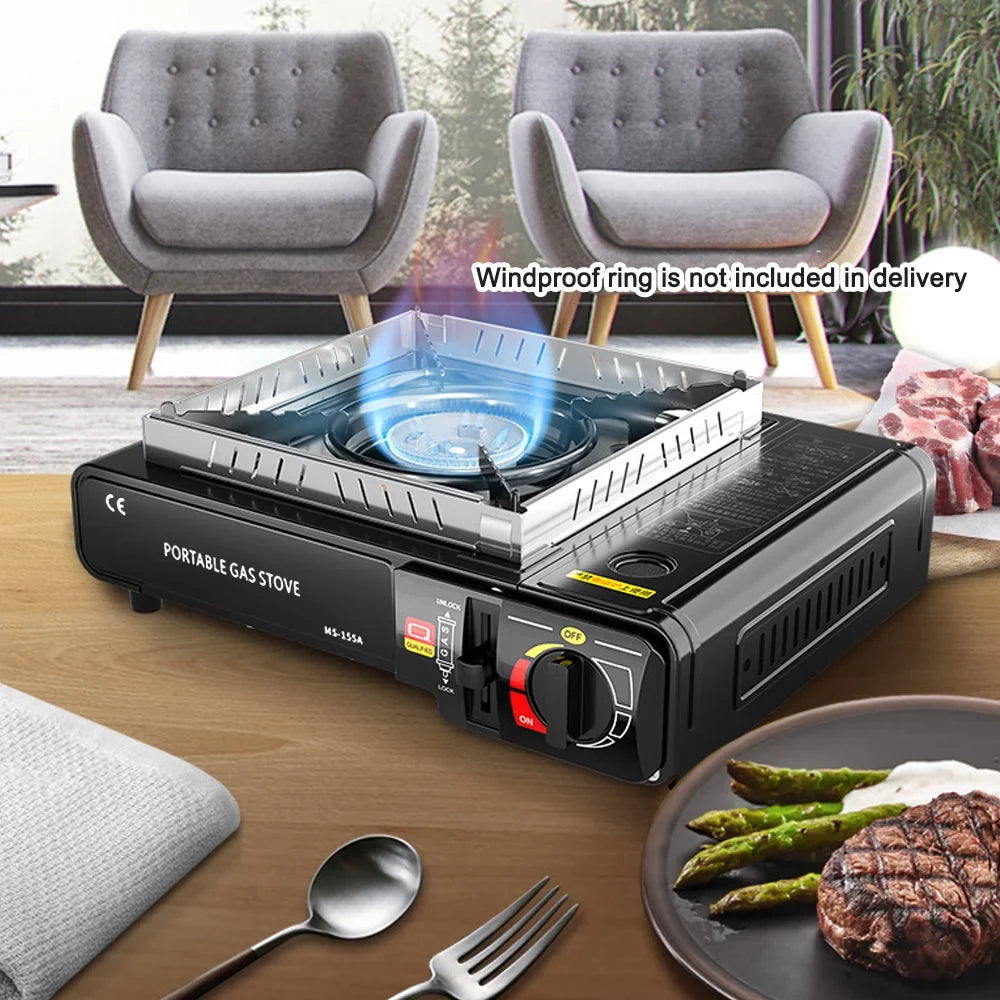Outdoor Pincnic Barbecue Stove Portable Cassette Dazzduo Butanes Cassette Stove LAOSHE Stove 9KW Outdoor Burner Stove Butanes Camp furnace,Portable Outdoor