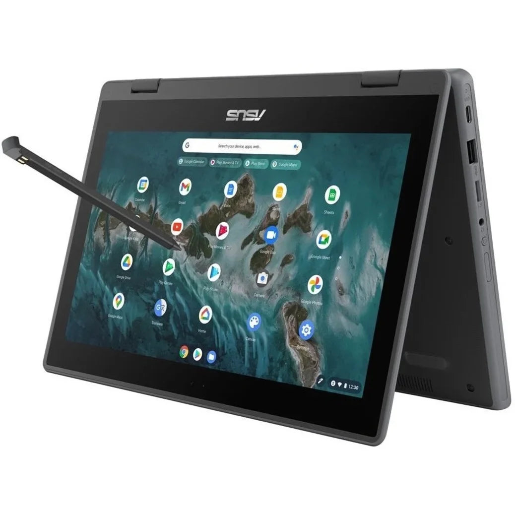 Asus Chromebook Celeron ChromeOS, 64GB 11.6" N5100, SSD, Intel CR1100FKA-YZ184T Flip Touchscreen,