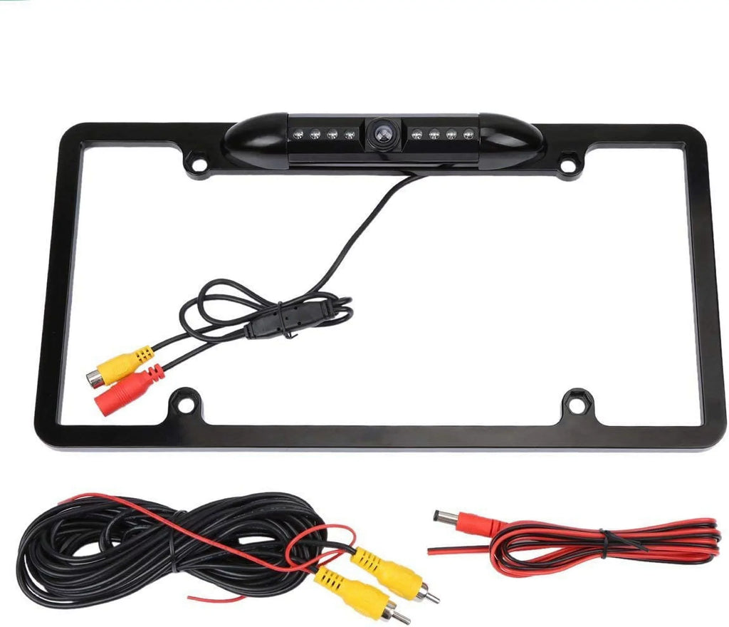 for Backup Frame ILX507 Rearview License ALPINE Black ILX-507 Camera Plate