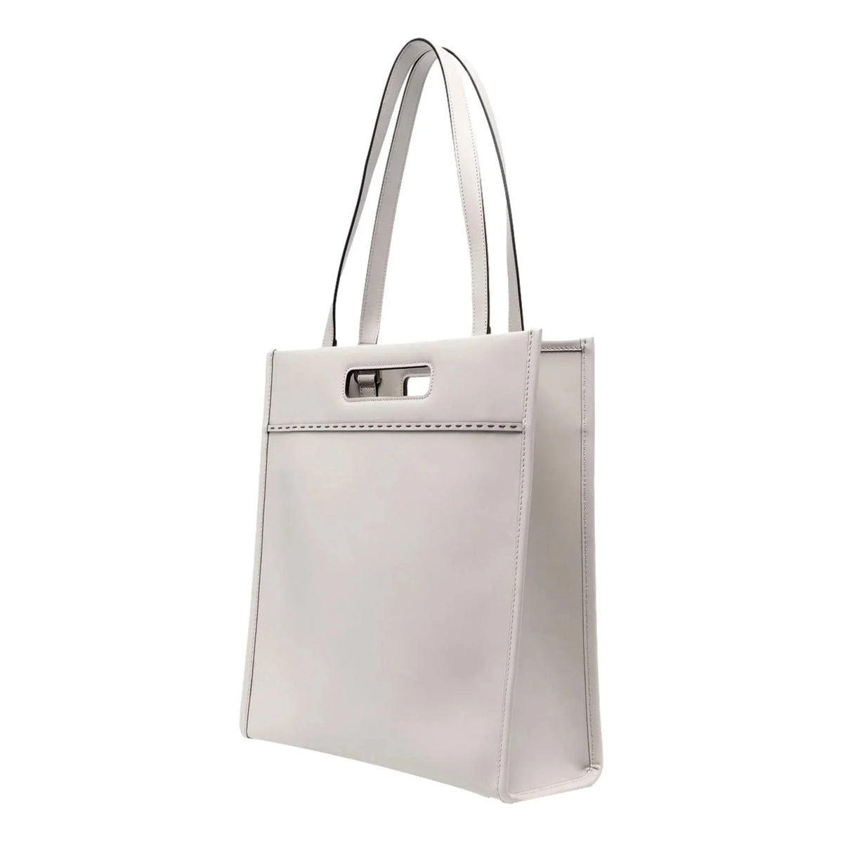 Roma Leather Fendi Ghiaia New Bag Tote Calf