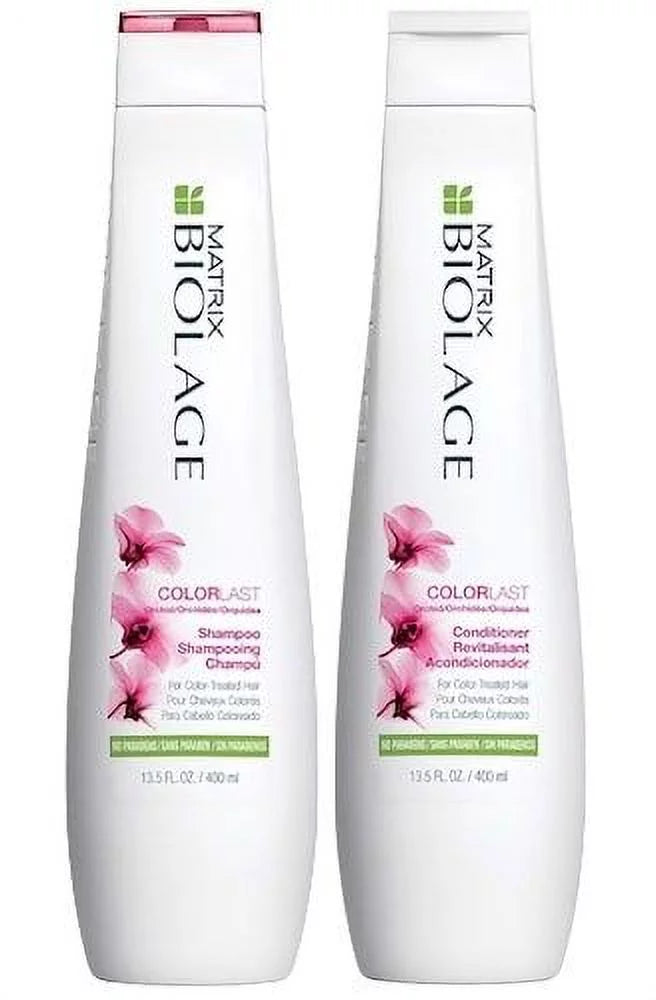BIOLAGE 2 MATRIX SHAMPOO PACK CONDITIONER COLORLAST & 13.5OZ, OF