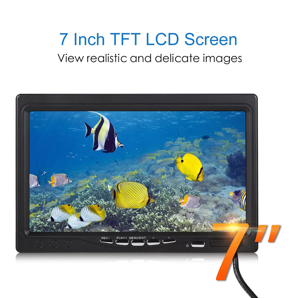 Display 12L-EDS Display LCD 7Inch/9Inch LCD IP68 Camera Boat Underwater Boat 15M/30M/50M Fish QAHM 15M/30M/50M BUZHI Cable 7Inch/9Inch 15M/30M/50M Display Cable Ice camera,Sea Fish Carevas Lake Lake
