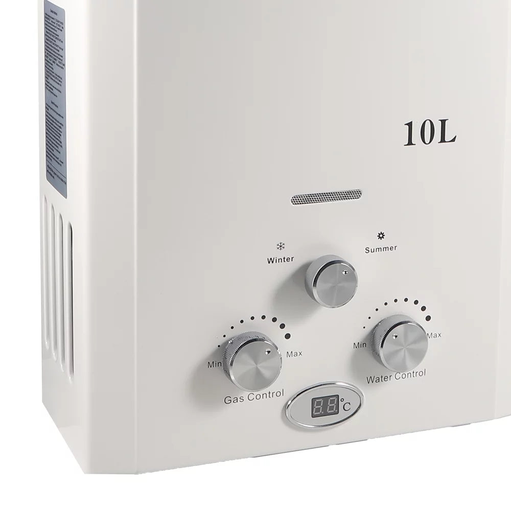 w/Shower 10L G PEH Head Hot Gas Heater · Natural Kitchen Boiler Instant Liquid Tankless
