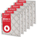 Pack) Filters - Made 11 Filter in (6 Air USA MERV SpiroPure Pleated 17x25x1