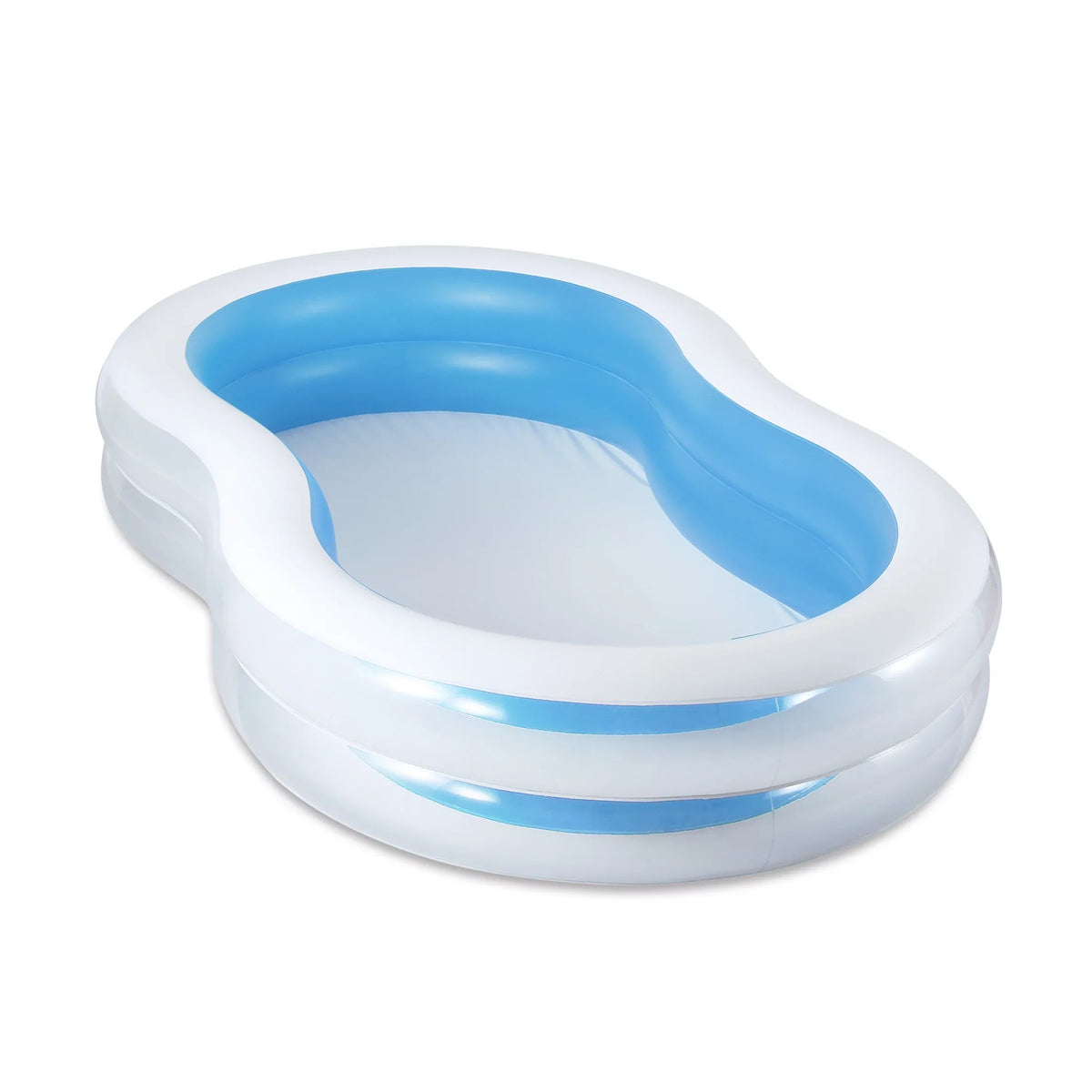 Sidewalls, Family Inflatable 8-shaped, Play Pool, Unisex Day Transparent Lagoon 3+, Ages