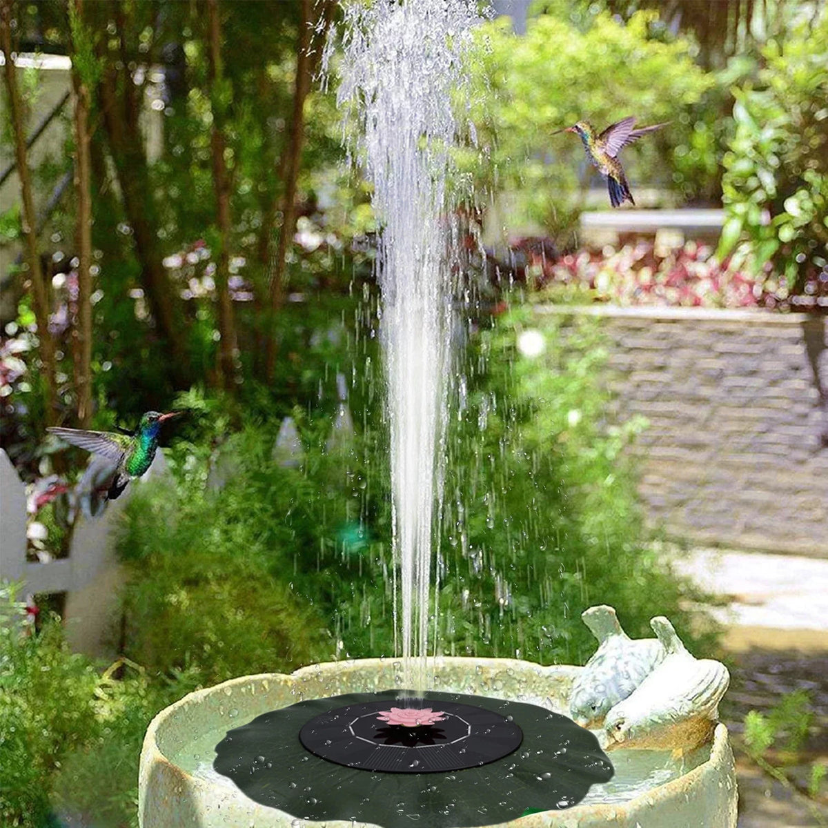 Solar Pond Imitation Sun Swimming Fountains Sprinkler Pool Controlled Motion For Garden Flower