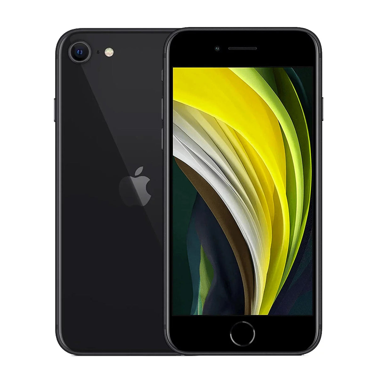 Restored iPhone 64GB Apple Black (Refurbished) 2nd SE Gen