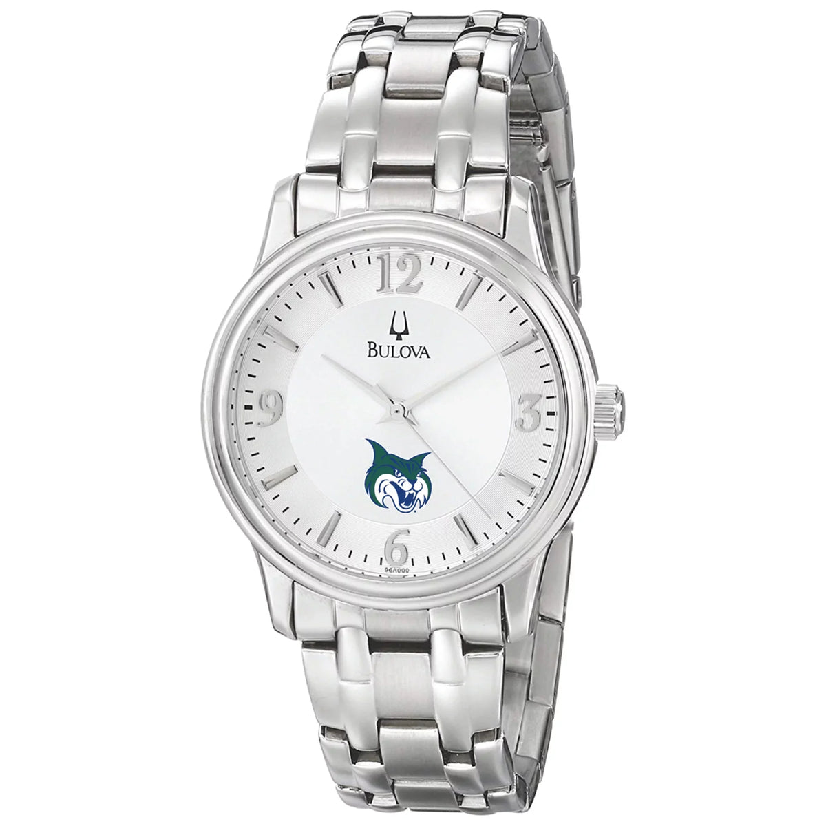 College Bulova Stainless Men's Bobcats Watch Silver Steel Georgia Quartz
