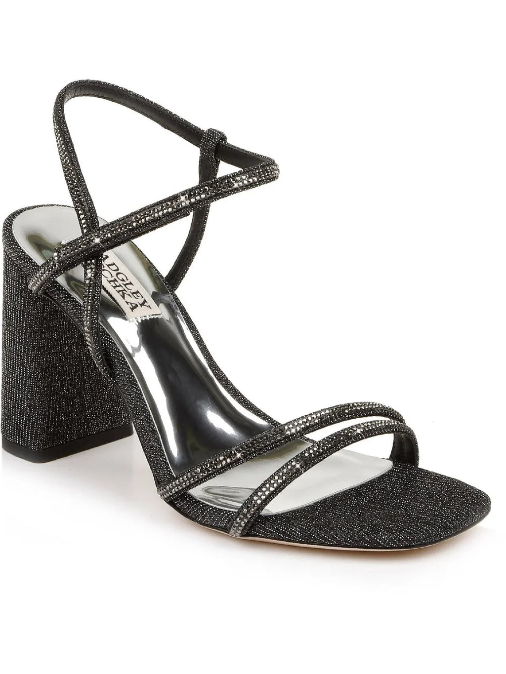 Shimmer Mischka  Badgley Block Heels Rebekah Strappy