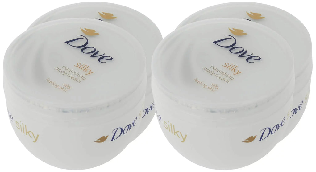 Dove 4 Silky Pack Cream Body 300Ml - Nourishment