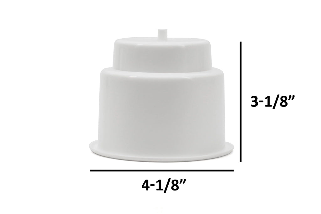Auto Pocket White Boat 4-1/8 In Universal Inch Drop Holders Red  Inch Insert Pontoon 10 Truck Camper with Recessed for RV & I.D. Hound Motorhome Drain Car Cup Plastic O.D. 3-1/2