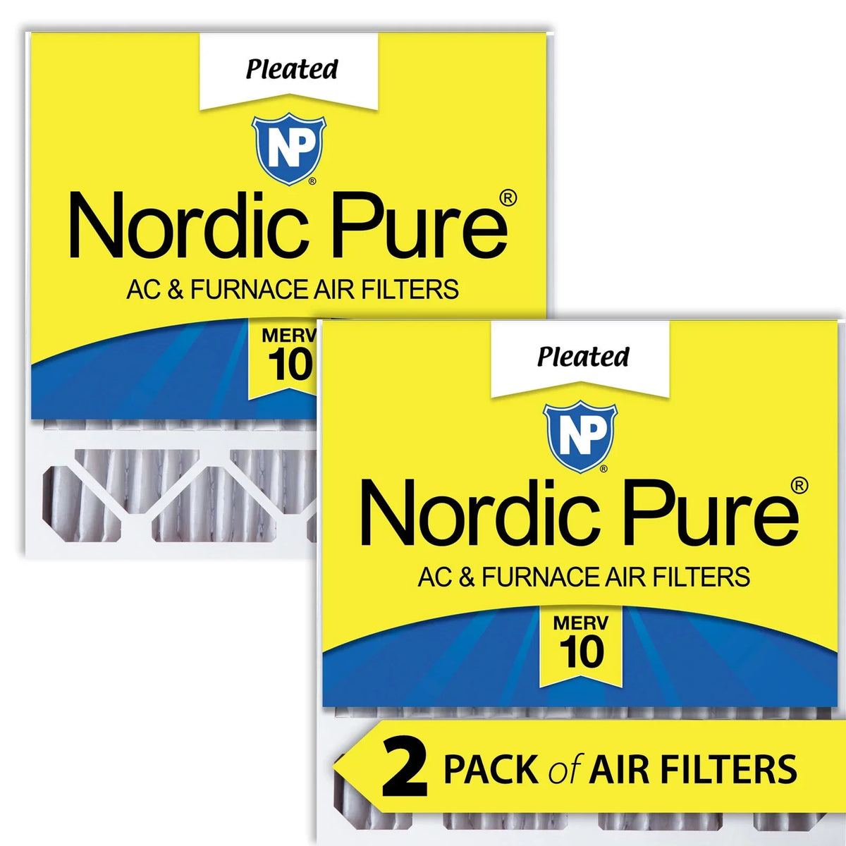 MERV 10 Filters Air Honeywell/Lennox 2 3/8) Pack 20x20x5 Replacement (4